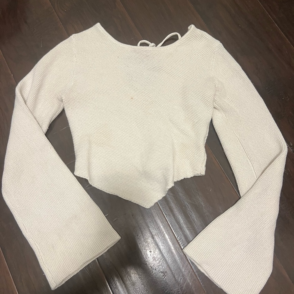 Chic Cream Knit Sweater